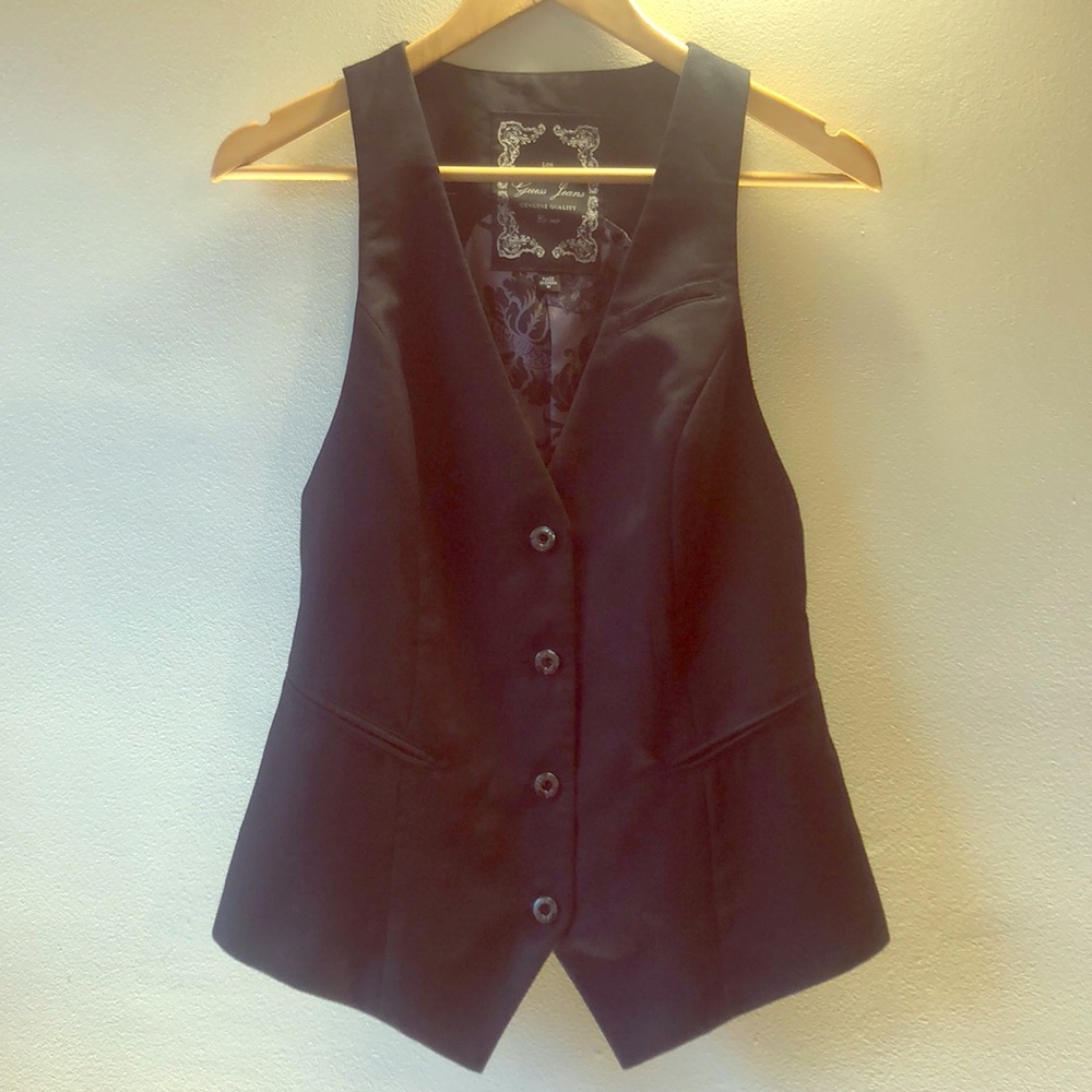 Guess Black Vest sz. M